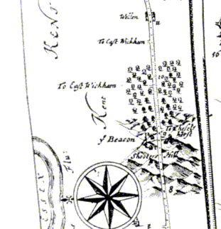 Ogilbys Britannia - London to Dover - 1675