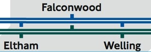 Falconwood on the TfL Map