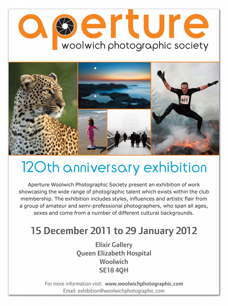 aperture poster about the Queen Elizabeth Hospital exhibition