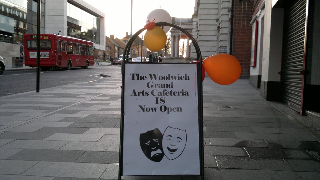 The Woolwich Grand Arts Cafeteria is Now Open