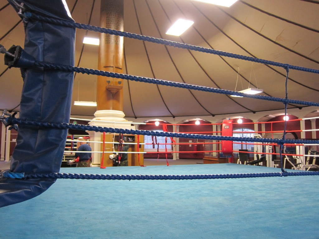 Boxing ring in the Rotunda