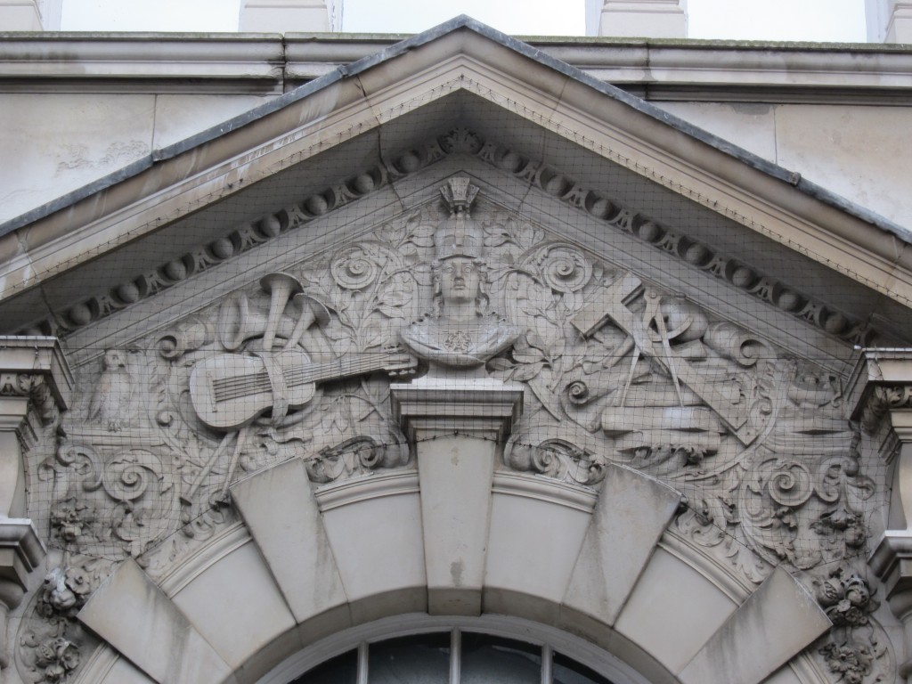 Detail of the Polytechnic building in Polytechnic Street