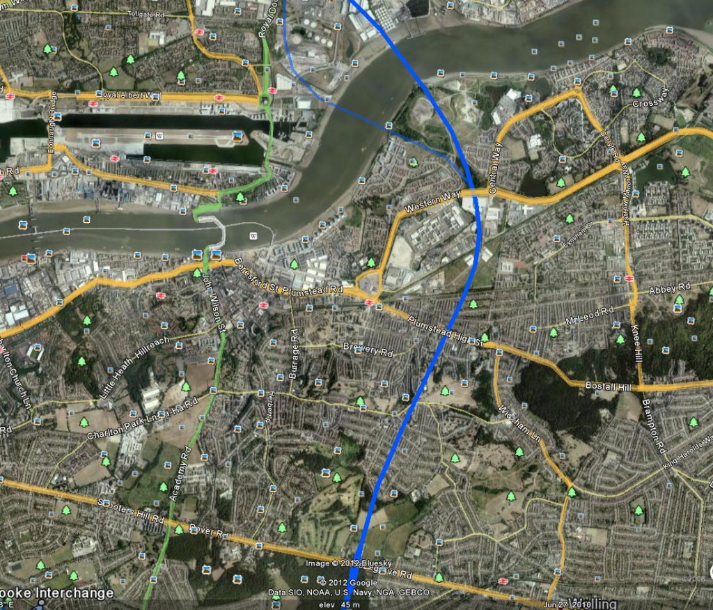 CBRD (Chris's British Road Directory) Google Earth overlay for Ringway 2