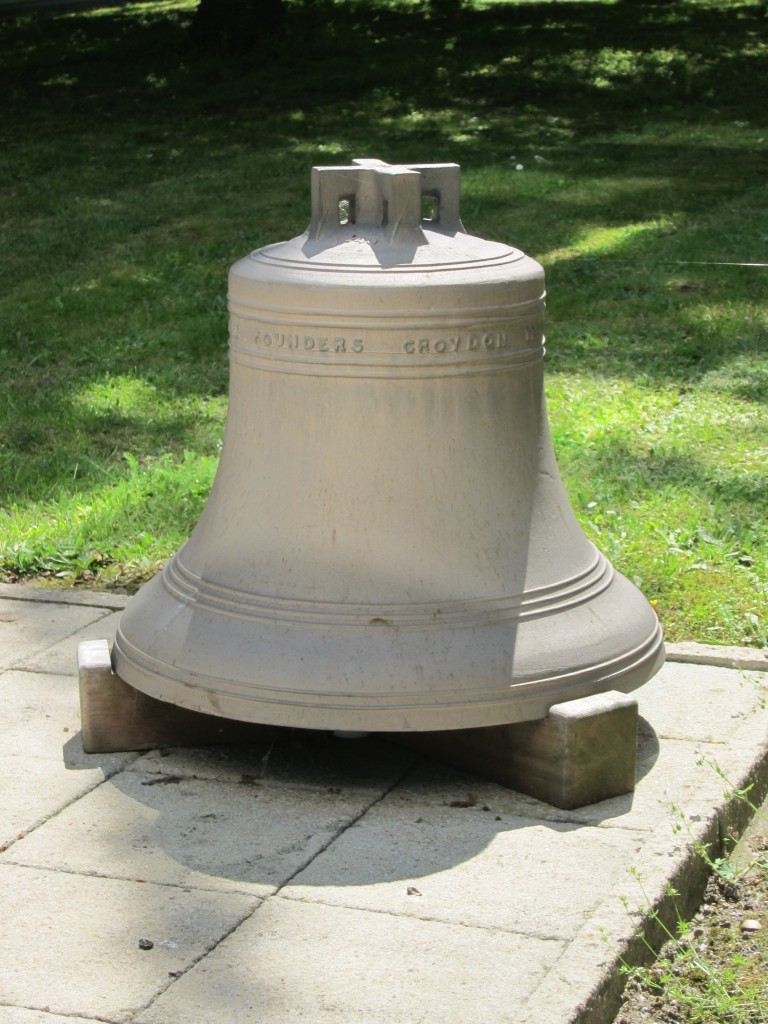 Restored Fever Bell from the former Brook Hospital at Queen Elizabeth Hospital Woolwich
