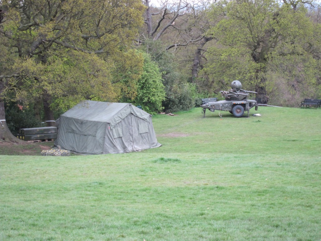 Rapier Missile Battery on Oxleas Meadows