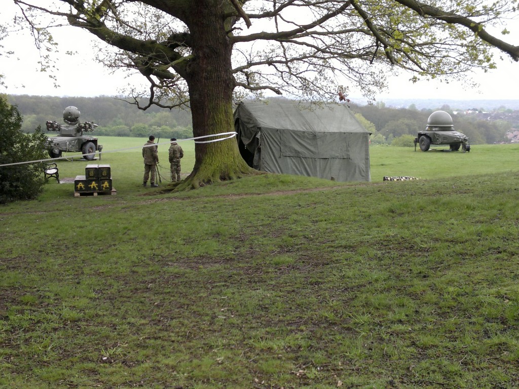 Rapier Missile Battery on Oxleas Meadows