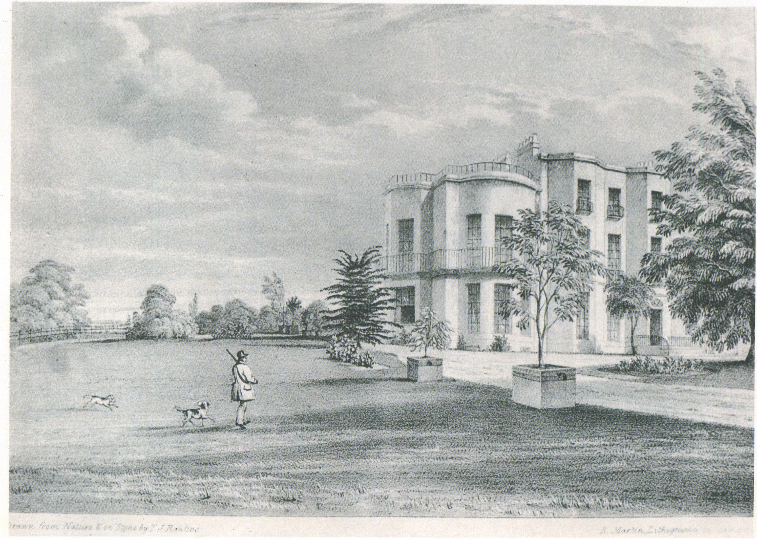 Print of the old Shrewsbury House