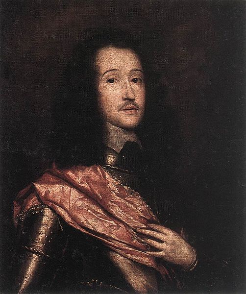 Wikipedia Commons image of Richard Lovelace by William Dobson from Dulwich Picture Gallery, London