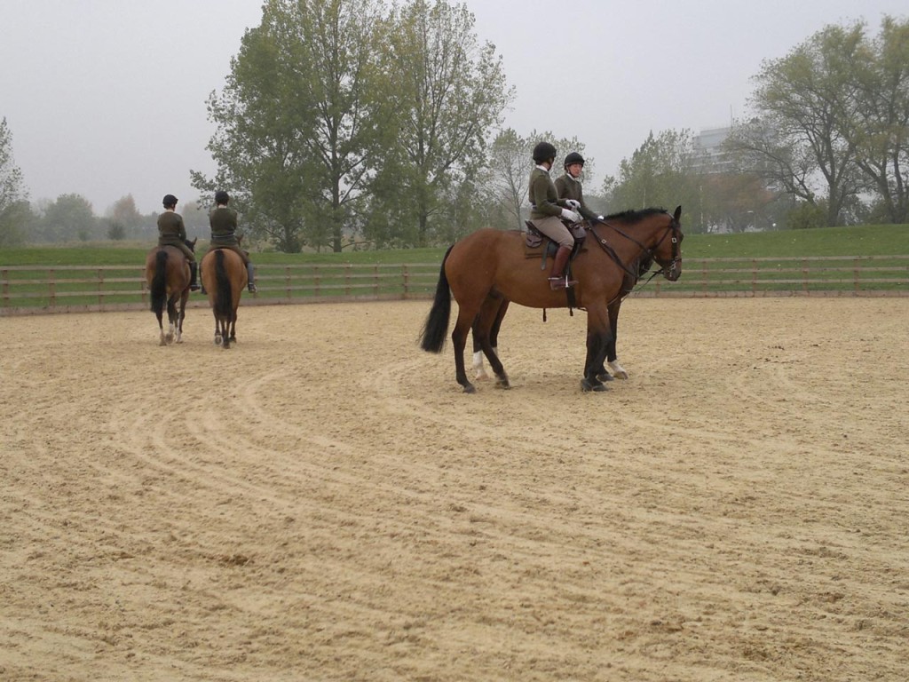 Kings Troop exercising their horses on Woolwich Common