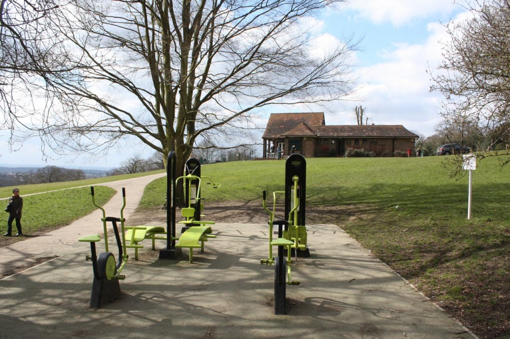 Oxleas Cafe, where Wood Lodge once was