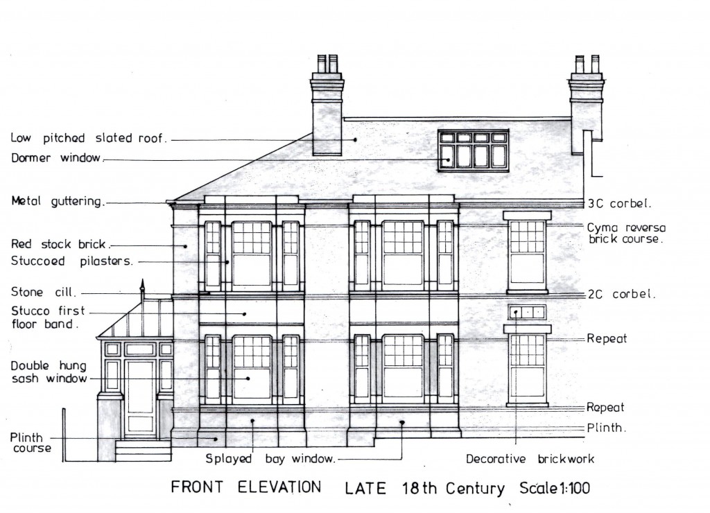 153 Eglinton Hill Front Elevation by G.J. Paszkowski