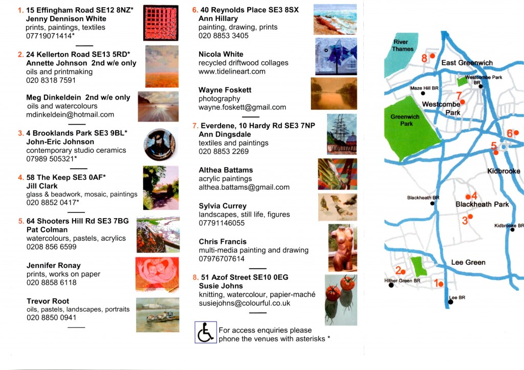 Blackheath Art Society  Map