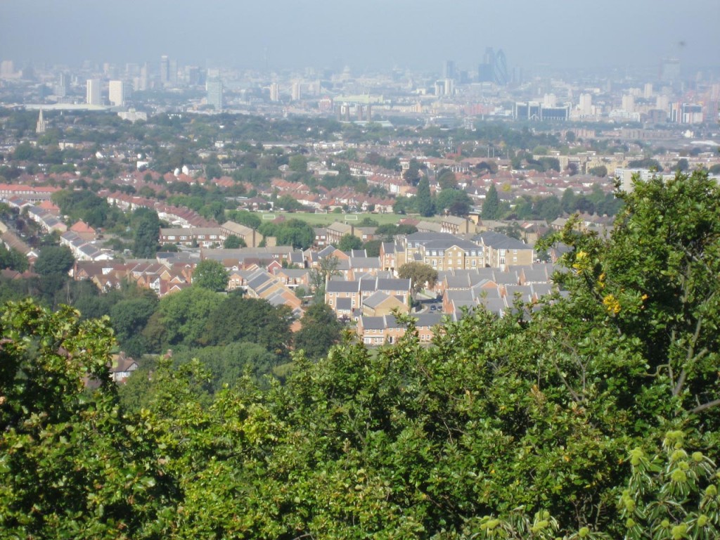 View from the top of Severndroog Castle