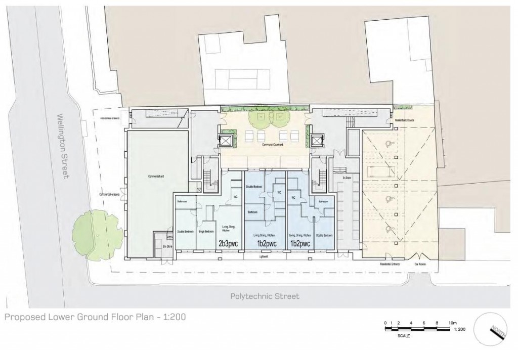 bptw partnership and whiteroom architecture Lower Ground Floor Plan for 38 Wellington Street