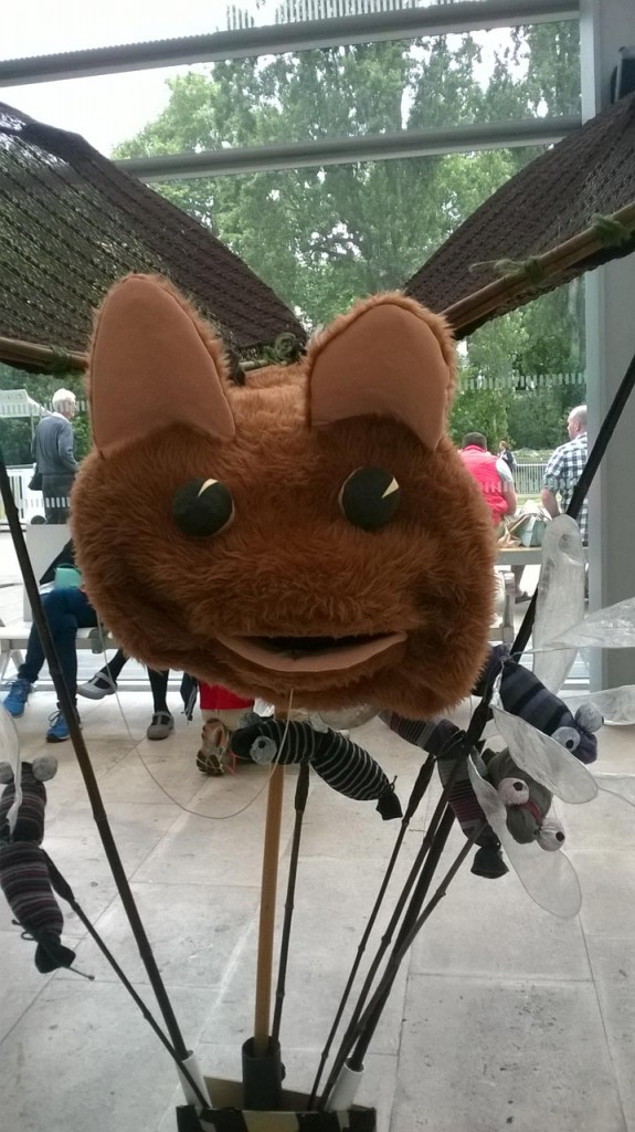 Biggles the giant Pipistrelle at Bat Fest at the Natural History Museum