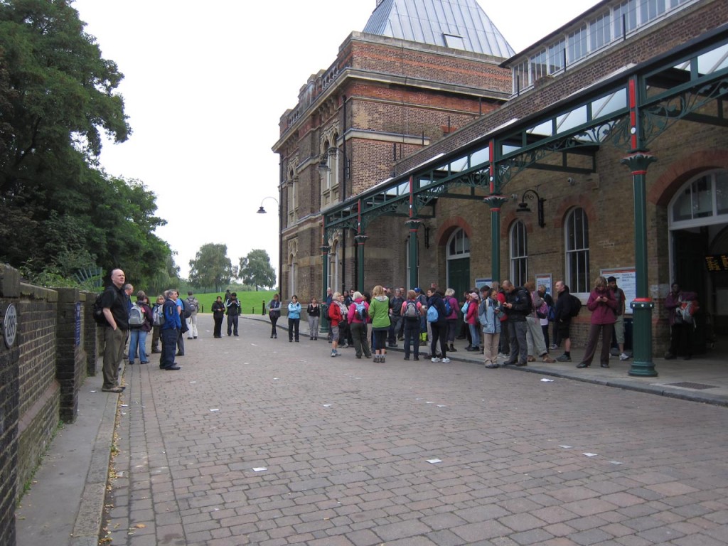 Green Chain Mega-walkers gather at Crystal Palace Station