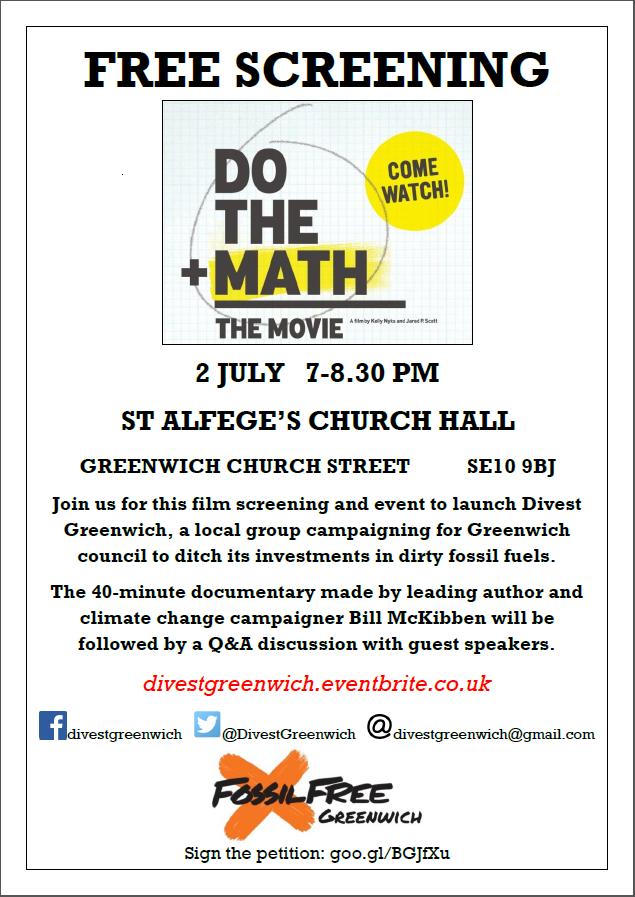 Divest Greenwich Flyer