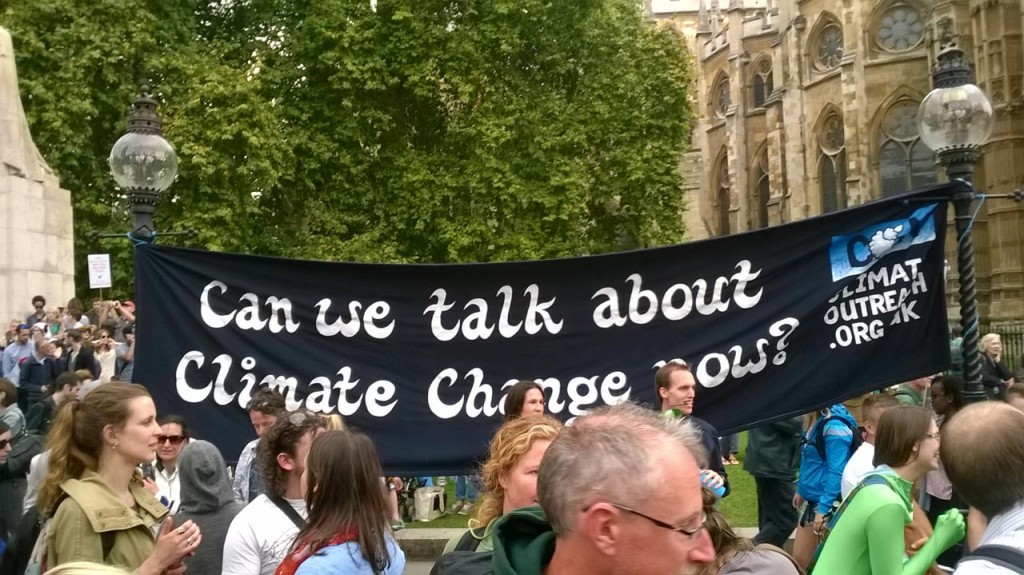 London climate change march 21st September 2014