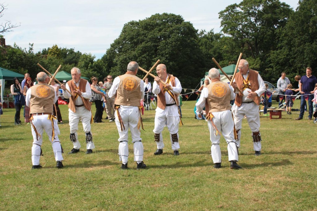 Greenwich Morris Men at Shrewsbury Park Summer Festival