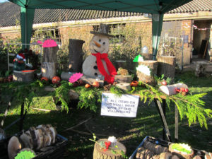 Christmas gifts made by farm volunteers