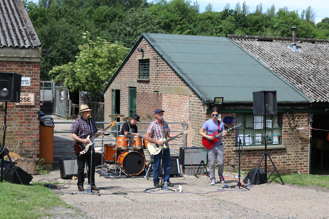 The band at Woodlands Farm's 2017 Summer Show