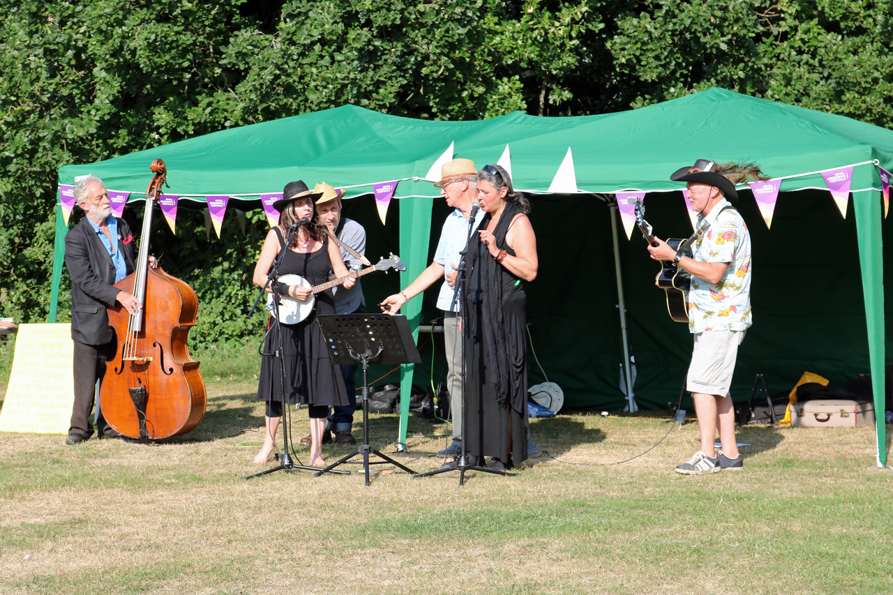 Pytchwood and the Gillies at the 2017 Shrewsbury Park Summer Festival